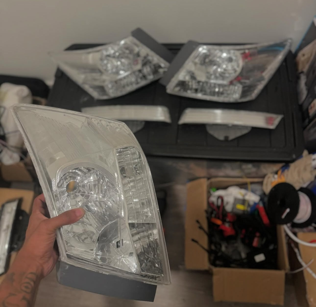 08-12 ACCORD SEDAN OEM CLEAR TAIL LIGHTS