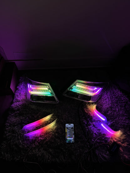 2008-12 ACCORD SEDAN RGB CLEAR VLAND TAIL LIGHTS 2 PIECES