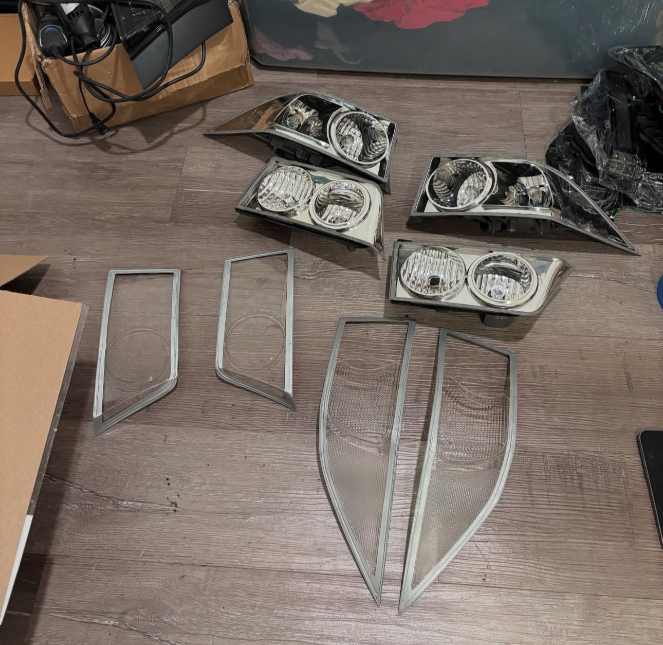 2004-08 ACURA TSX OEM CLEAR TAIL LIGHTS