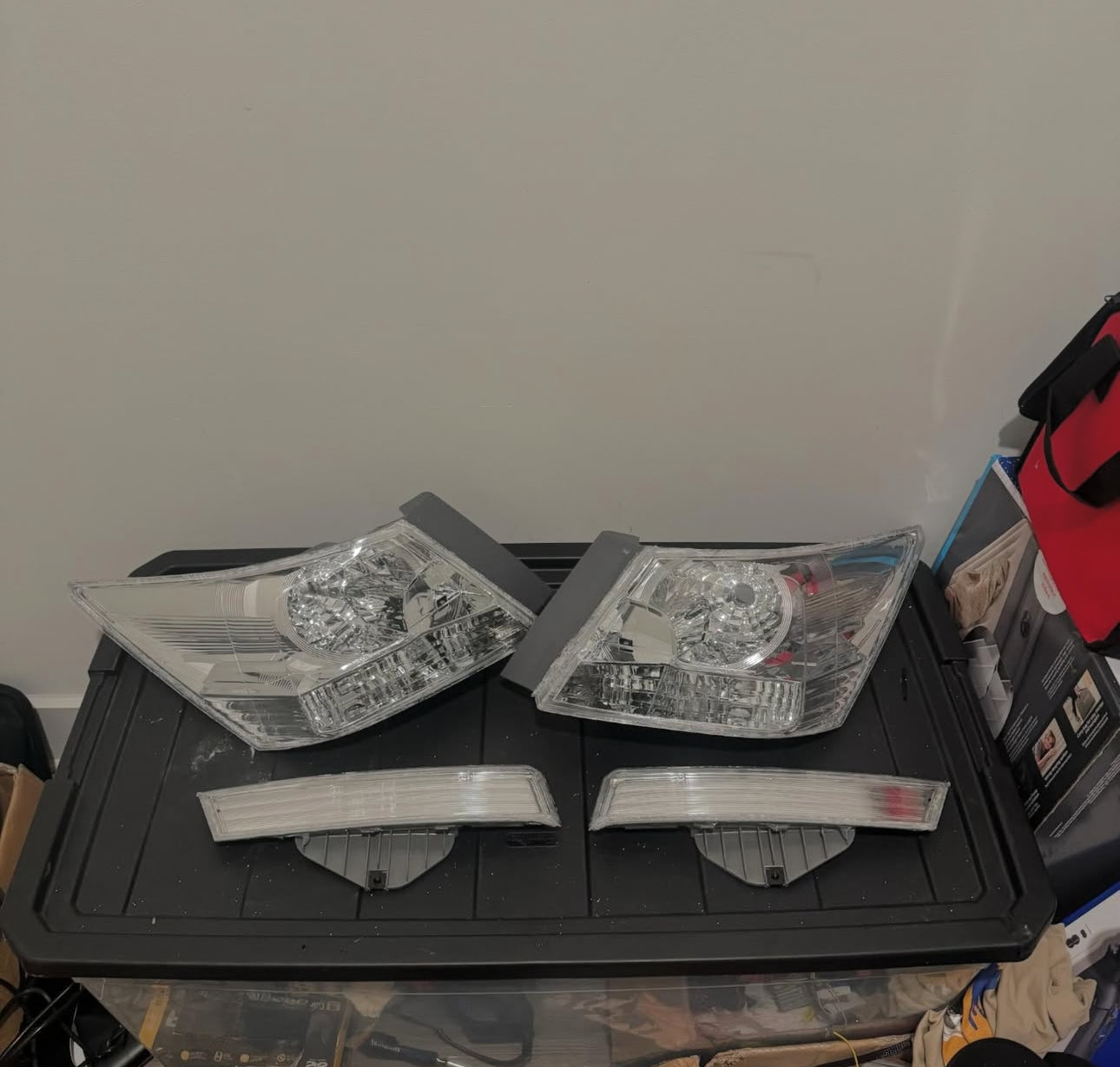 08-12 ACCORD SEDAN OEM CLEAR TAIL LIGHTS