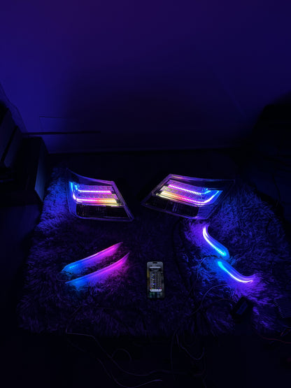 2008-12 ACCORD SEDAN RGB CLEAR VLAND TAIL LIGHTS 2 PIECES