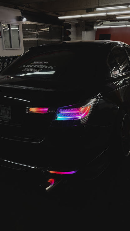 2008-12 ACCORD SEDAN RGB CLEAR VLAND TAIL LIGHTS 2 PIECES